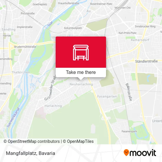 Карта Mangfallplatz