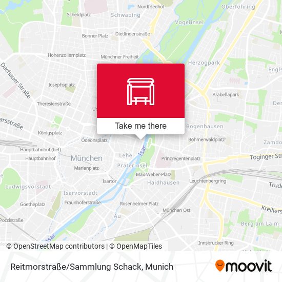 Карта Reitmorstraße/Sammlung Schack
