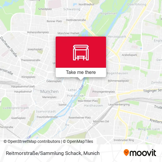Карта Reitmorstraße/Sammlung Schack