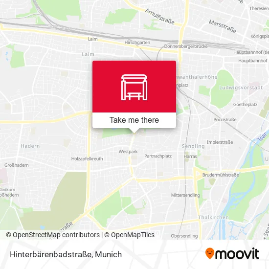 Карта Hinterbärenbadstraße