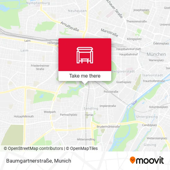 Карта Baumgartnerstraße