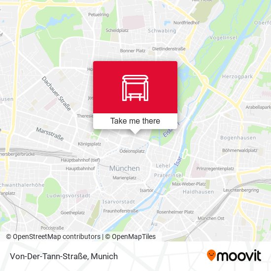 Карта Von-Der-Tann-Straße
