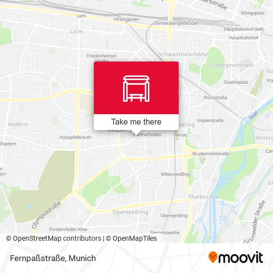 Карта Fernpaßstraße