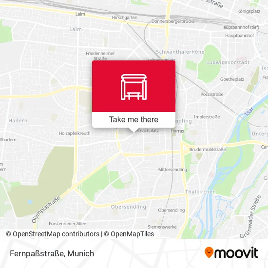 Карта Fernpaßstraße