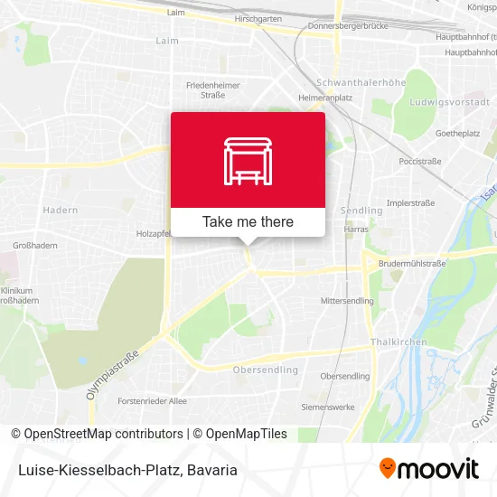 Карта Luise-Kiesselbach-Platz