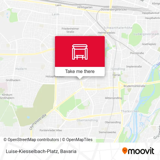 Карта Luise-Kiesselbach-Platz