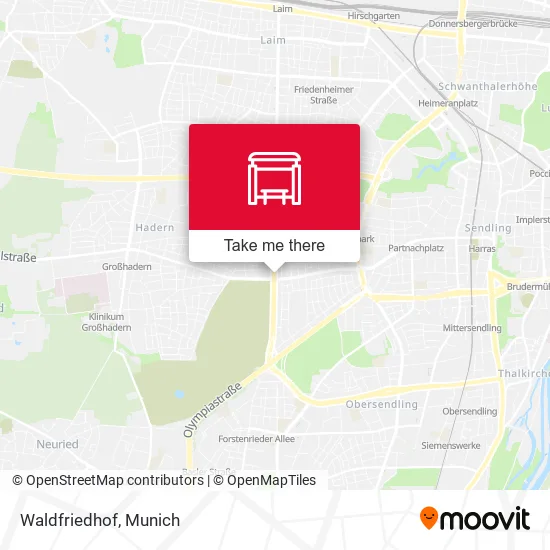 Карта Waldfriedhof