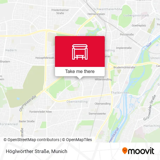 Карта Höglwörther Straße