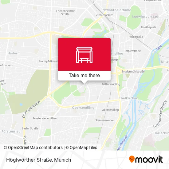 Карта Höglwörther Straße