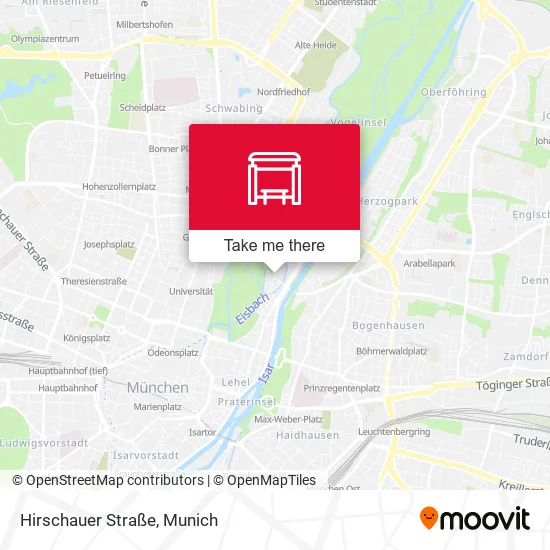 Карта Hirschauer Straße