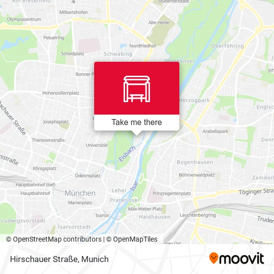 Карта Hirschauer Straße