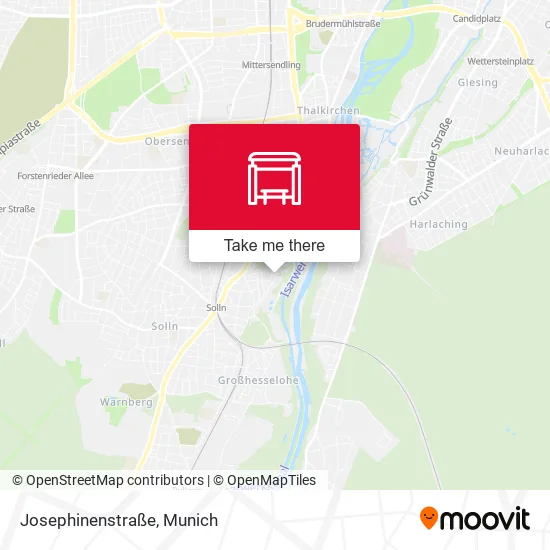Карта Josephinenstraße