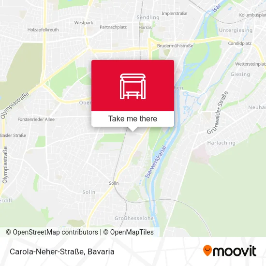 Карта Carola-Neher-Straße
