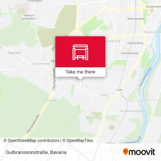 Карта Gulbranssonstraße
