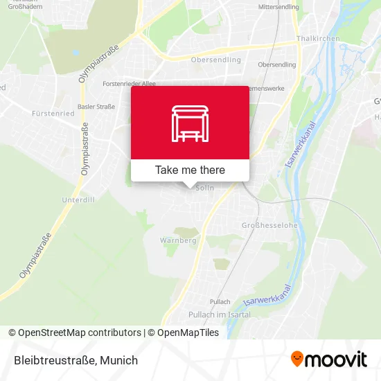 Карта Bleibtreustraße