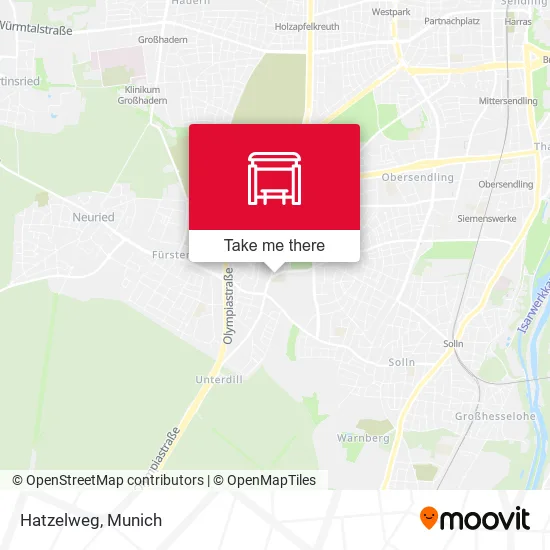 Карта Hatzelweg