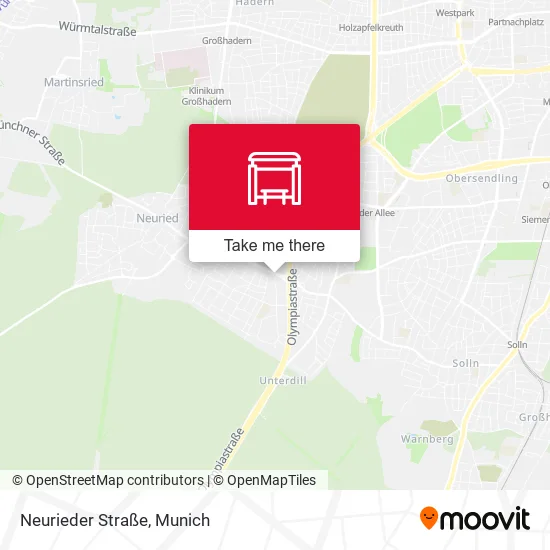 Карта Neurieder Straße