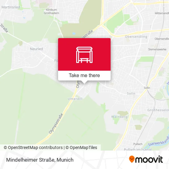 Карта Mindelheimer Straße