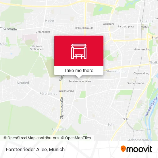 Карта Forstenrieder Allee