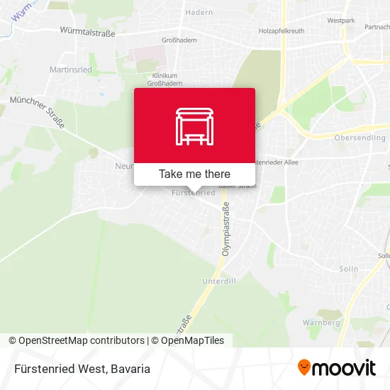 Карта Fürstenried West
