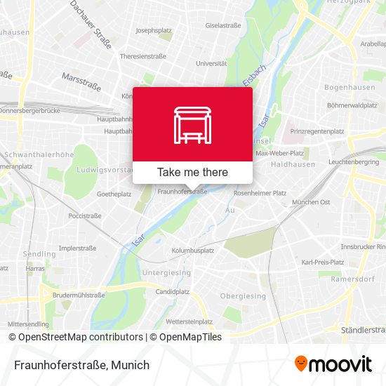 Карта Fraunhoferstraße