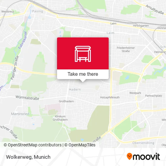 Карта Wolkerweg