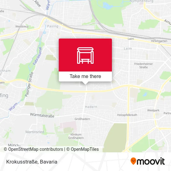 Карта Krokusstraße