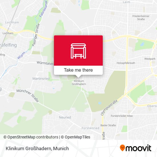 Klinikum Großhadern map