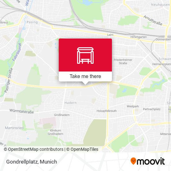 Карта Gondrellplatz