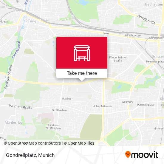 Карта Gondrellplatz