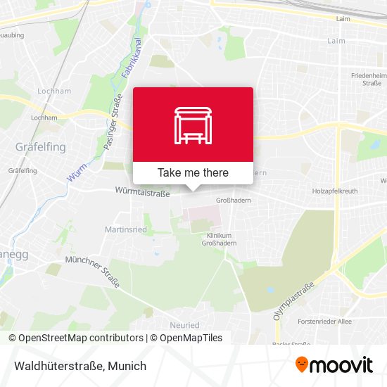 Waldhüterstraße map