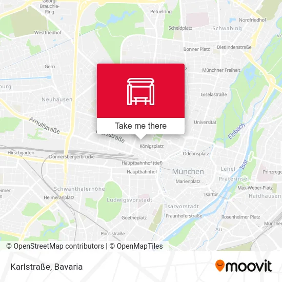 Карта Karlstraße