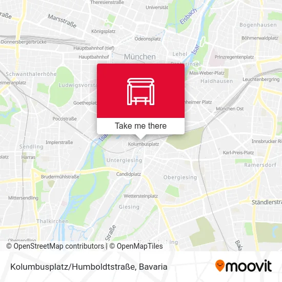 Карта Kolumbusplatz/Humboldtstraße