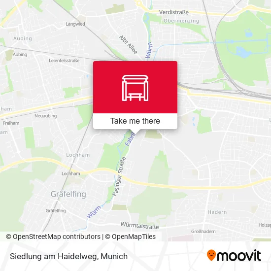 Карта Siedlung am Haidelweg
