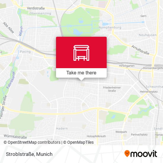 Карта Stroblstraße