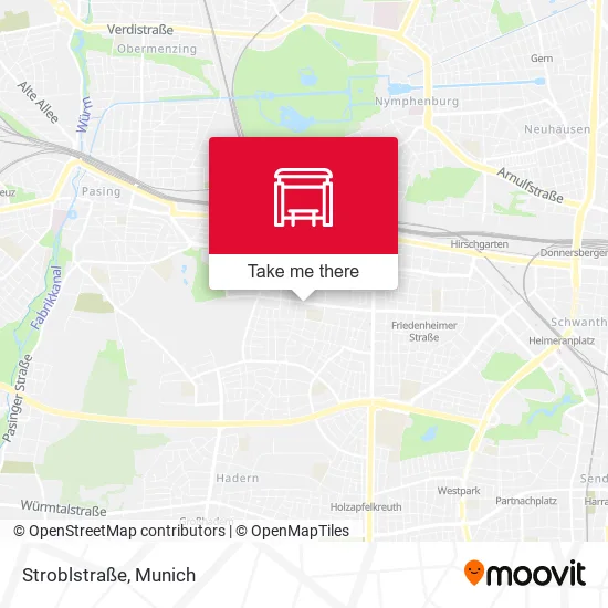 Карта Stroblstraße