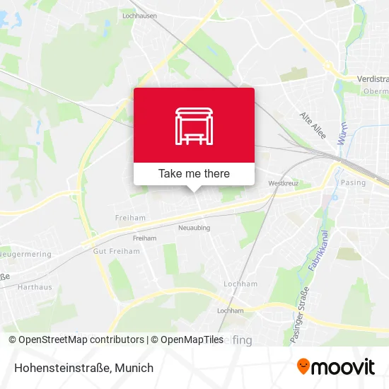 Карта Hohensteinstraße