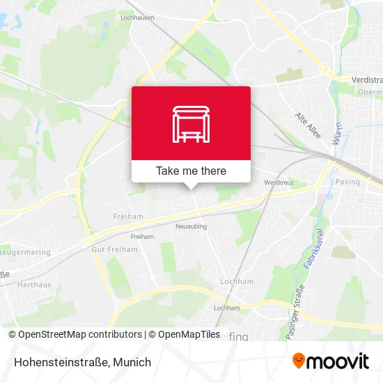 Карта Hohensteinstraße