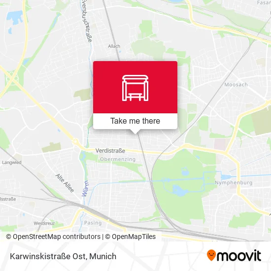 Карта Karwinskistraße Ost