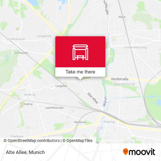 Карта Alte Allee