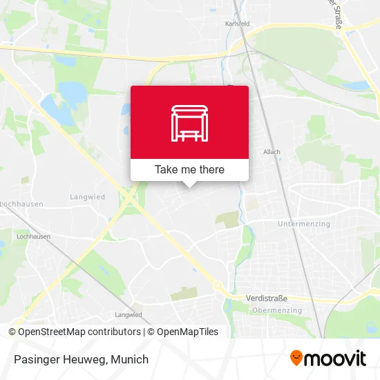 Карта Pasinger Heuweg