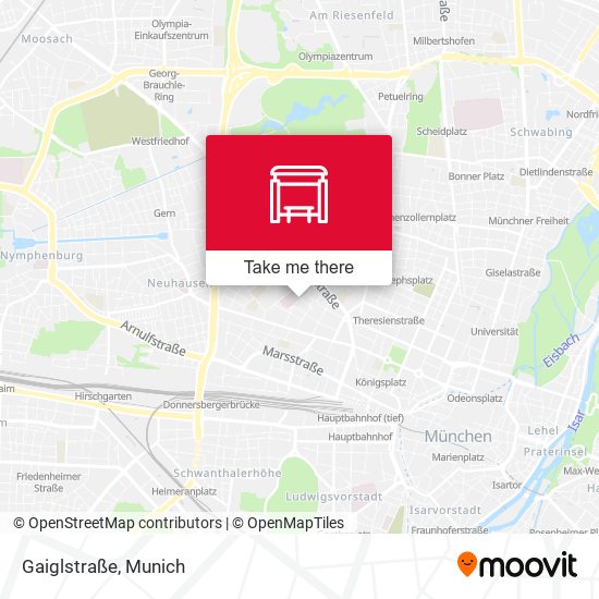 Карта Gaiglstraße