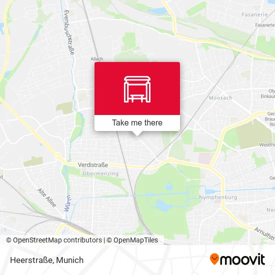 Карта Heerstraße