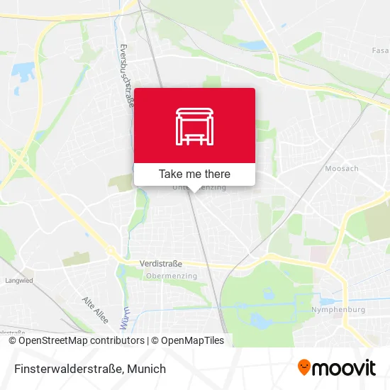 Карта Finsterwalderstraße