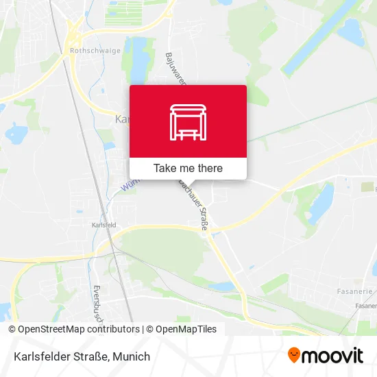 Карта Karlsfelder Straße