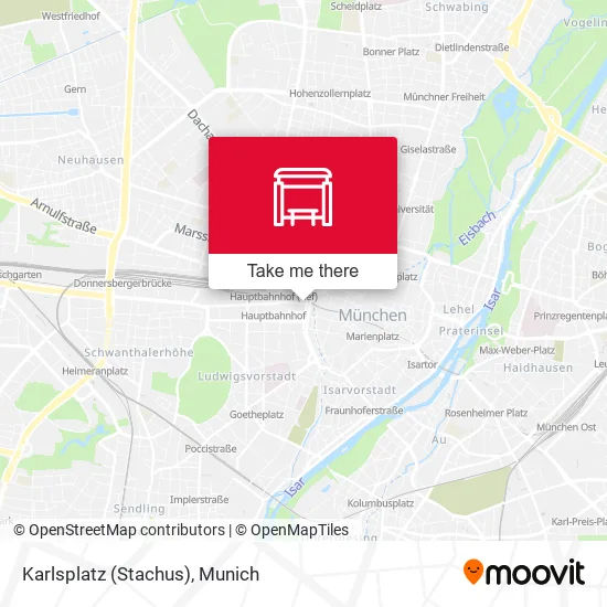 Карта Karlsplatz (Stachus)