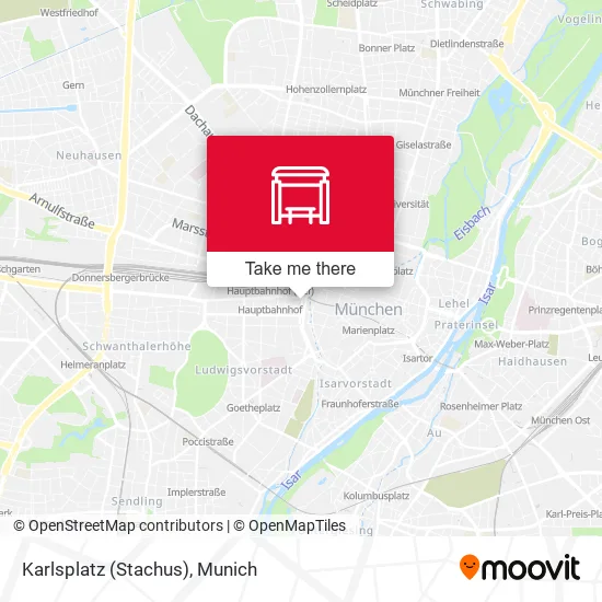 Карта Karlsplatz (Stachus)
