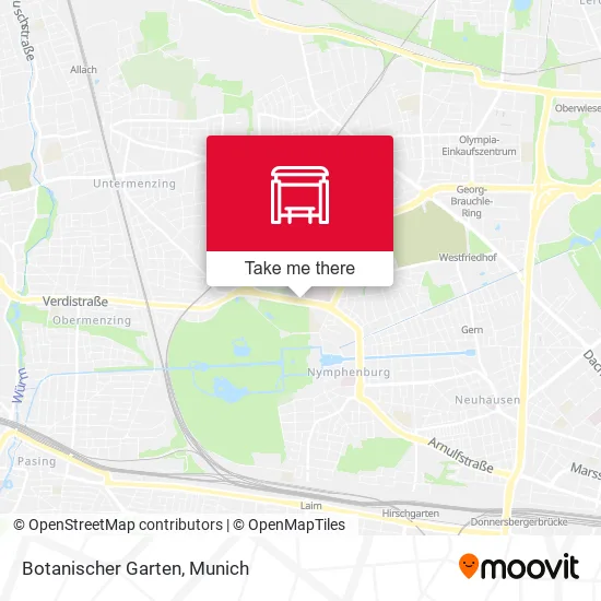 Карта Botanischer Garten