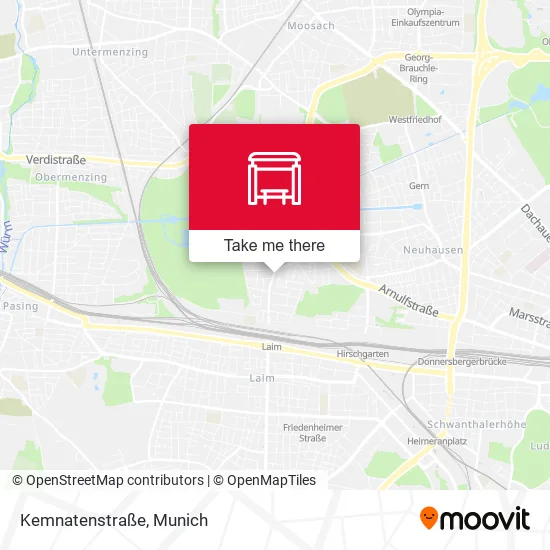 Карта Kemnatenstraße