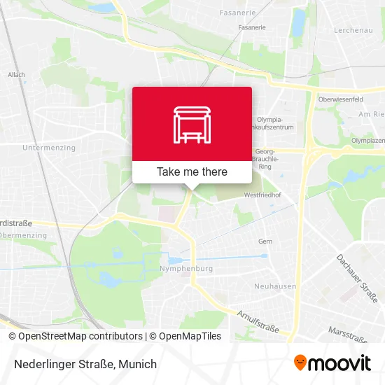 Карта Nederlinger Straße